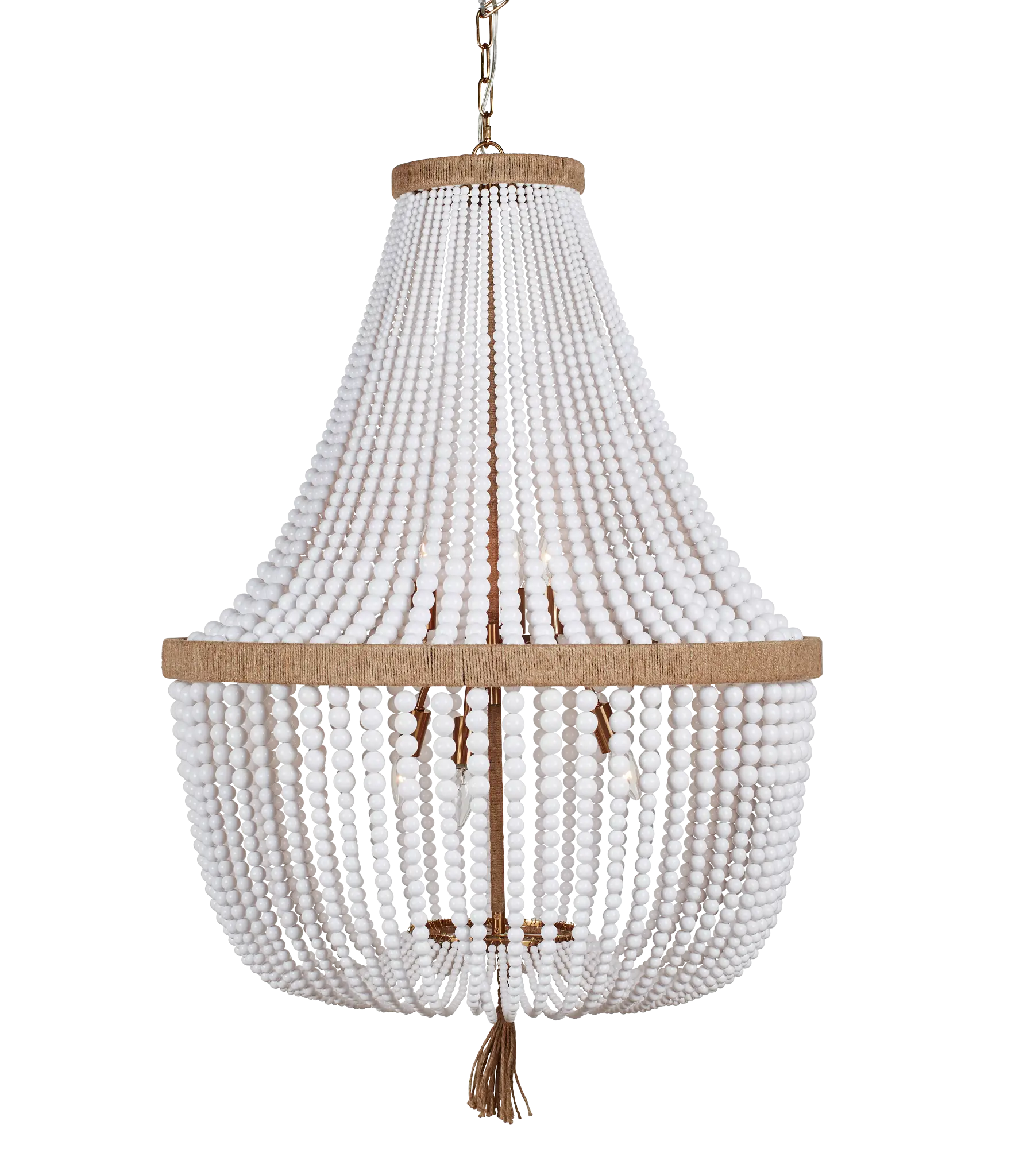 Larsen White Large Chandelier Larsen White Large Chandelier