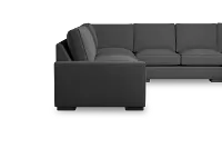 Edgewater Delray Dark Gray Large Right Chaise Sectional