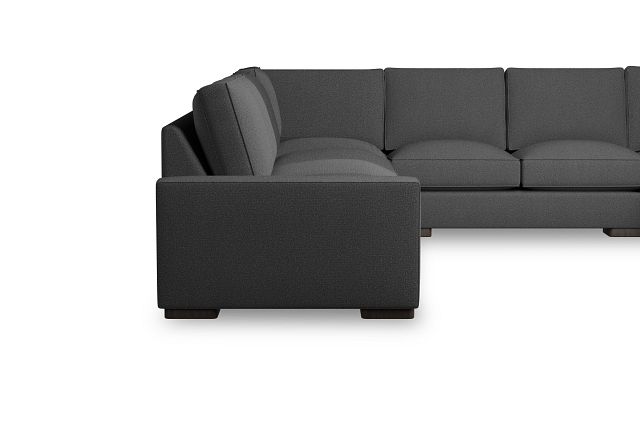Edgewater Delray Dark Gray Large Right Chaise Sectional (1)