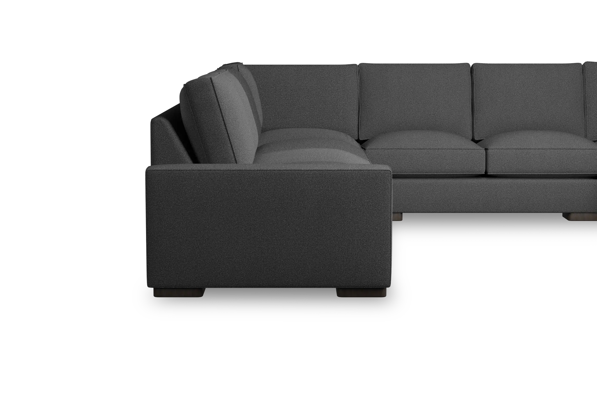 Edgewater Delray Dark Gray Large Right Chaise Sectional Edgewater Delray Dark Gray Large Right Chaise Sectional