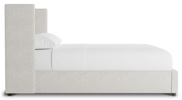 Captiva Gellar Beige 48" Upholstered Shelter Bed