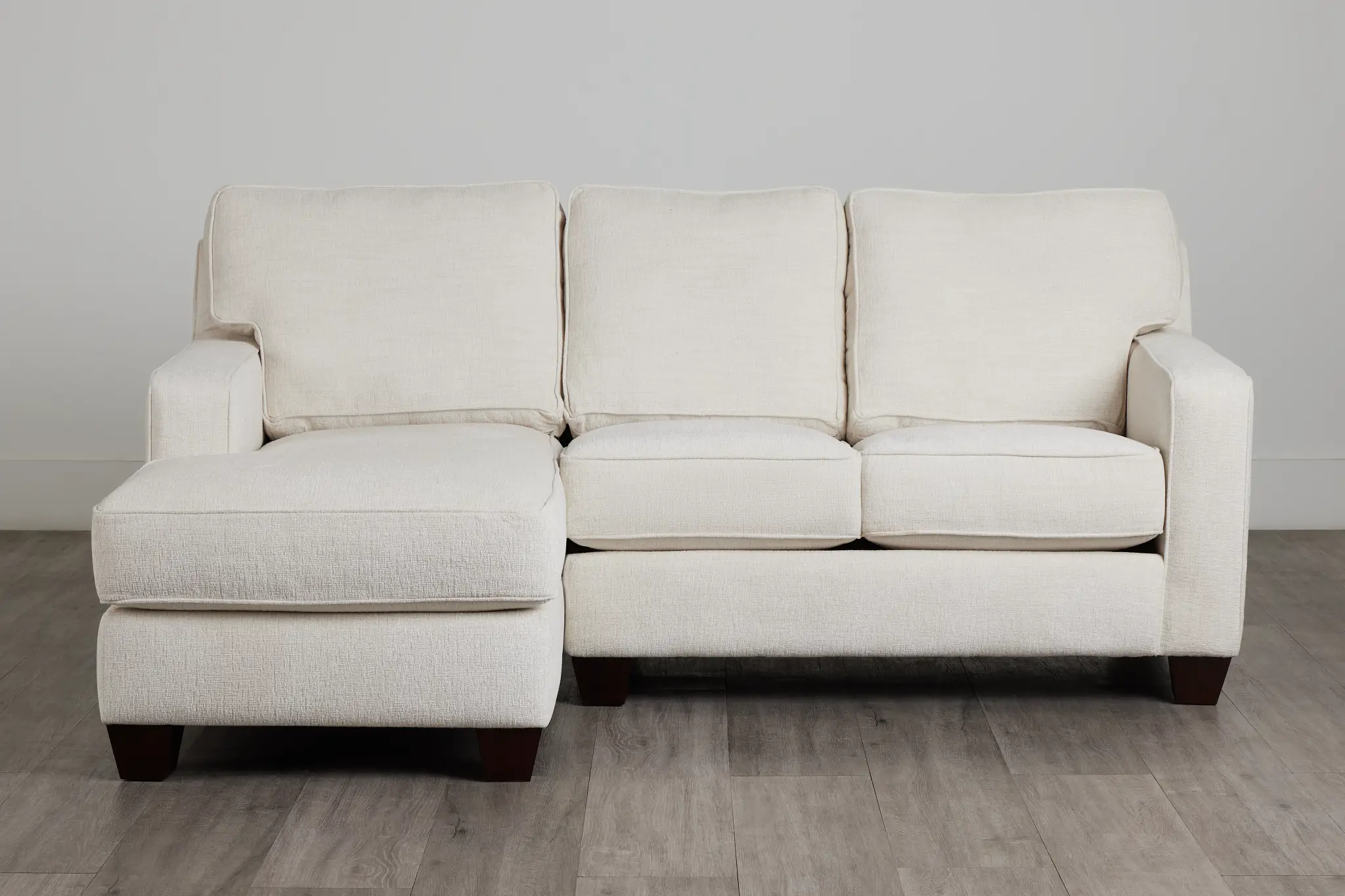 Andie White Fabric Left Chaise Sectional Andie White Fabric Left Chaise Sectional