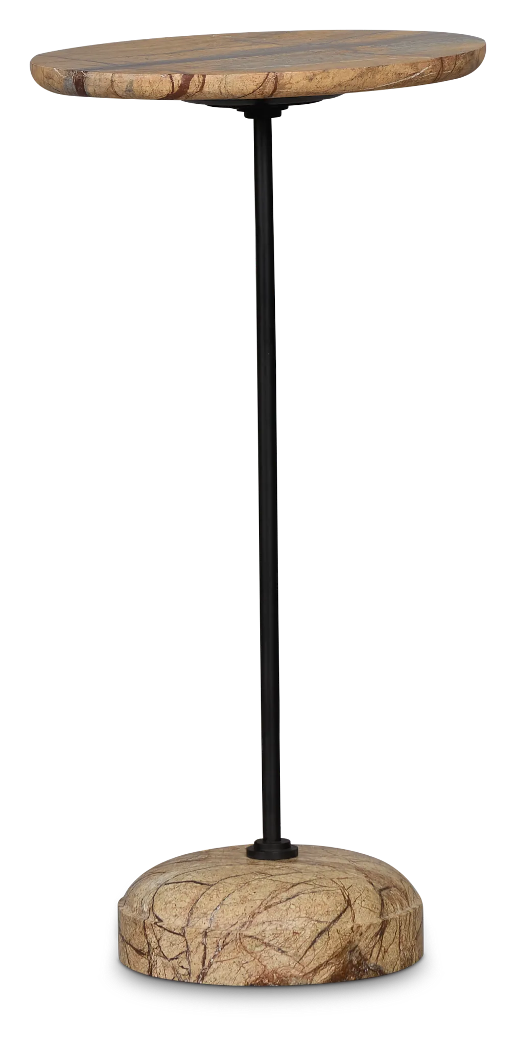 Ardalion Brown Stone Accent Table