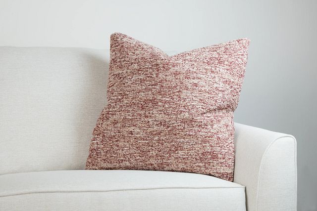 Baxter Red 24" Accent Pillow