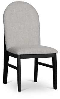 Palisades Black Upholstered Side Chair