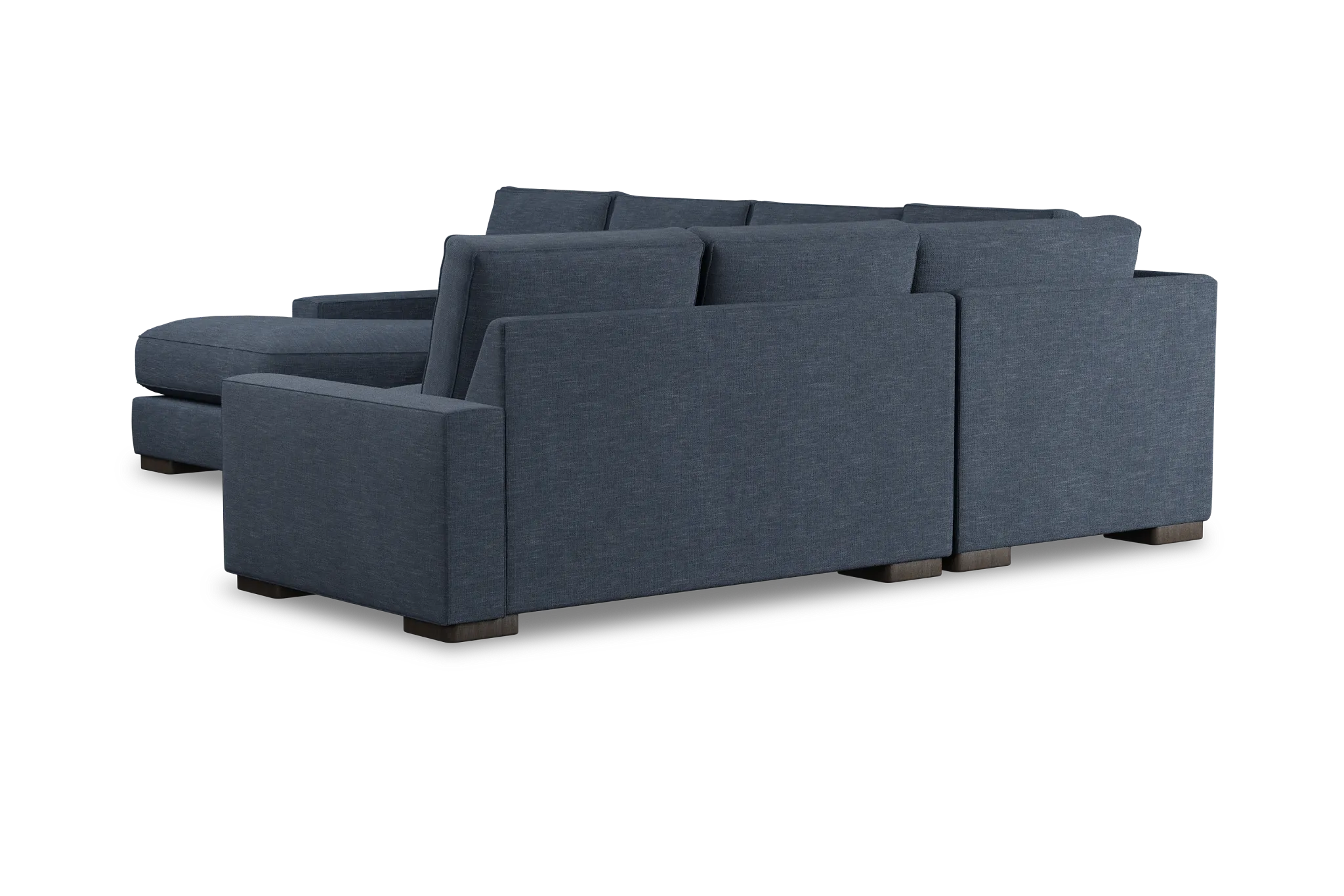 Edgewater Elevation Dark Blue Medium Left Chaise Sectional