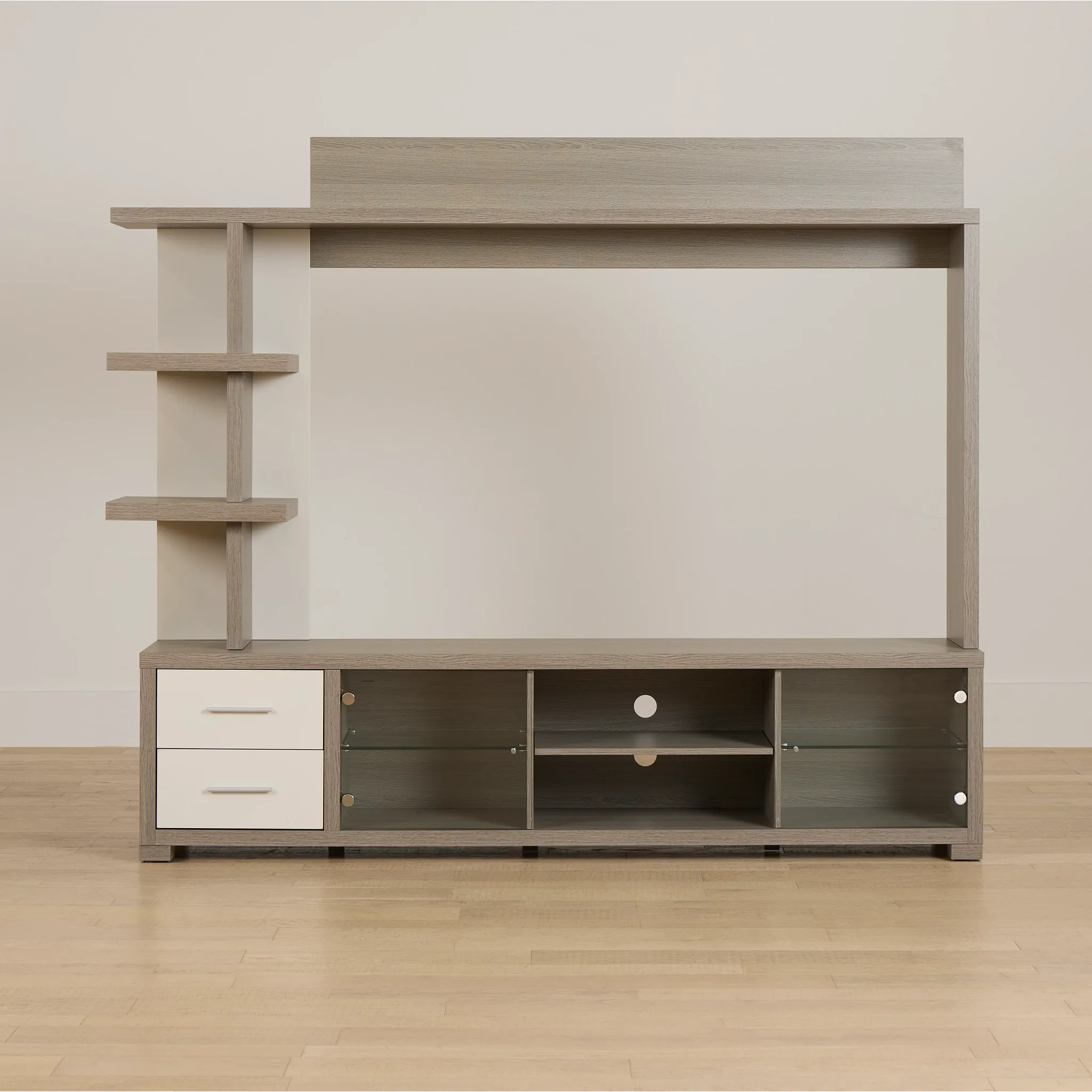 Evanston Gray Entertainment Wall