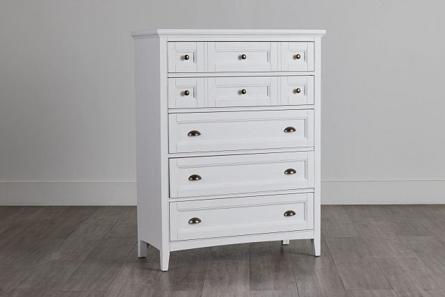 Heron Cove White Drawer Chest