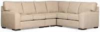 Sinclair Brown Fabric Large Two-arm Sectional