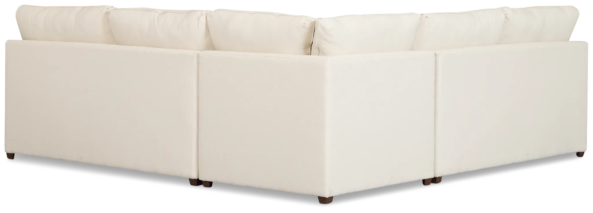 Tate Light Beige Fabric Medium 2-arm Left Cooling Memory Foam Sleeper Sect