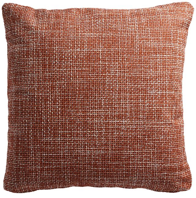 Sutton Orange 22" Accent Pillow