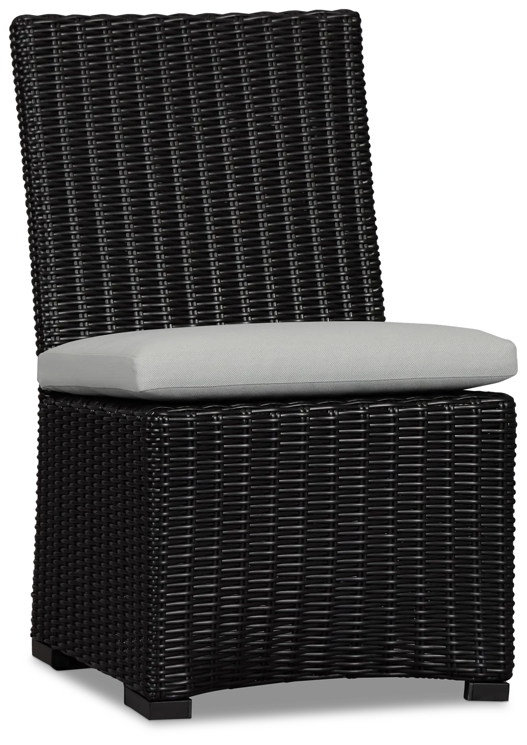 Montecito Black Cushioned Side Chair