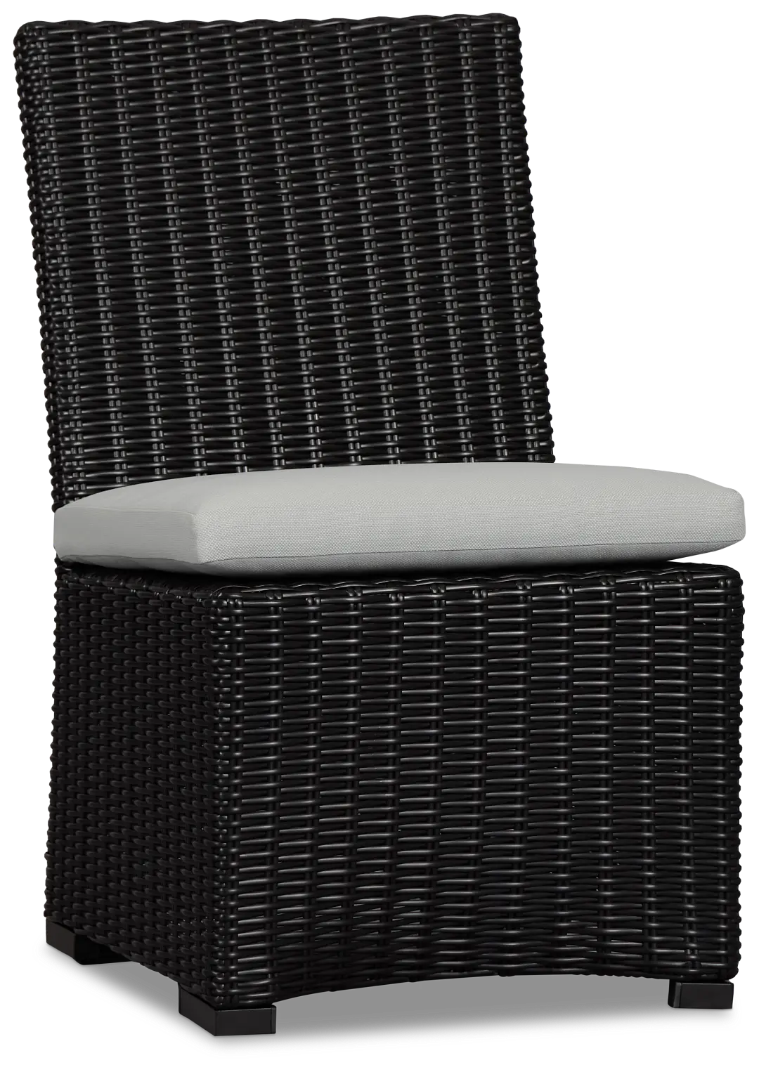 Montecito Black Cushioned Side Chair Montecito Black Cushioned Side Chair