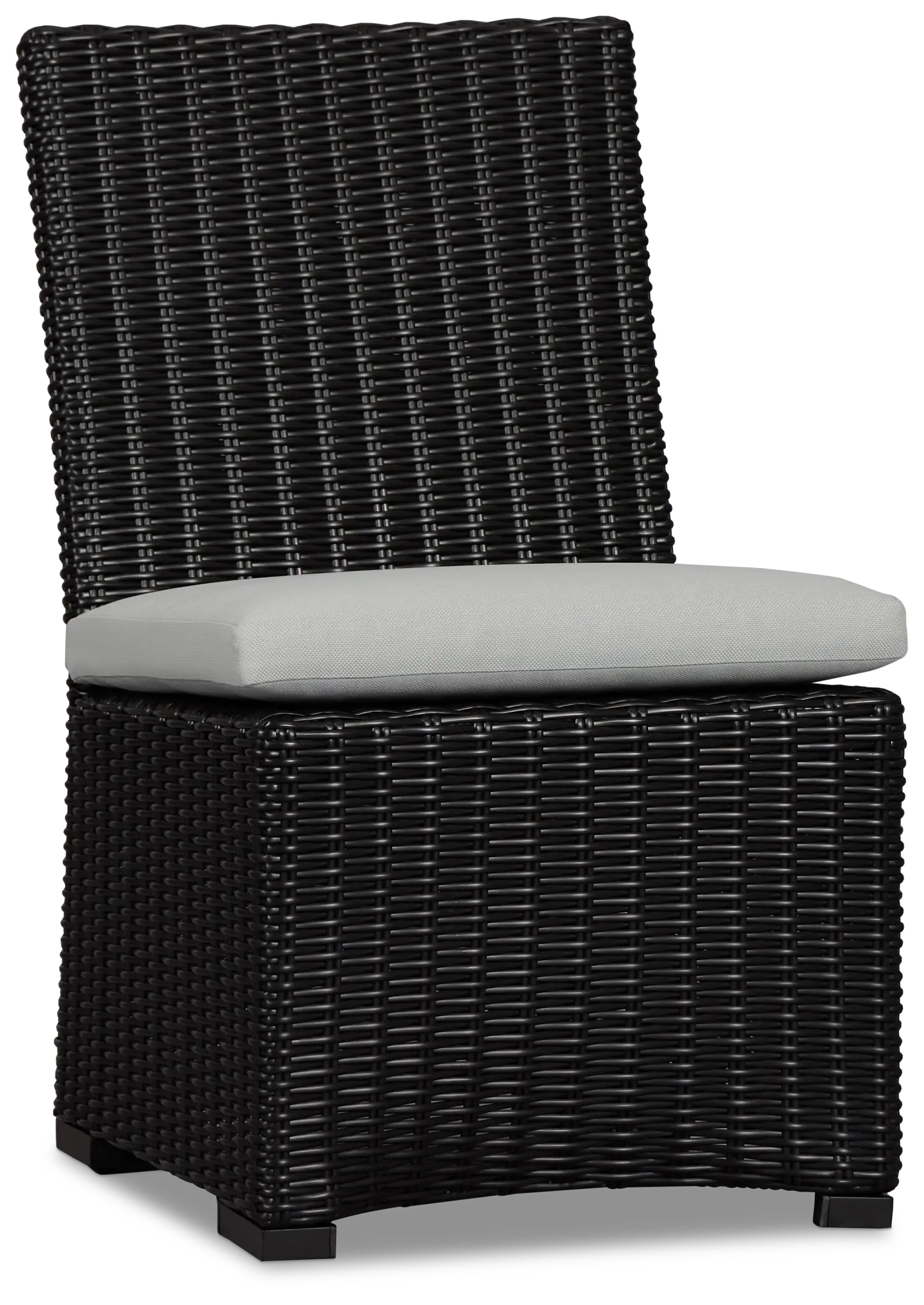 Montecito Black Cushioned Side Chair Montecito Black Cushioned Side Chair