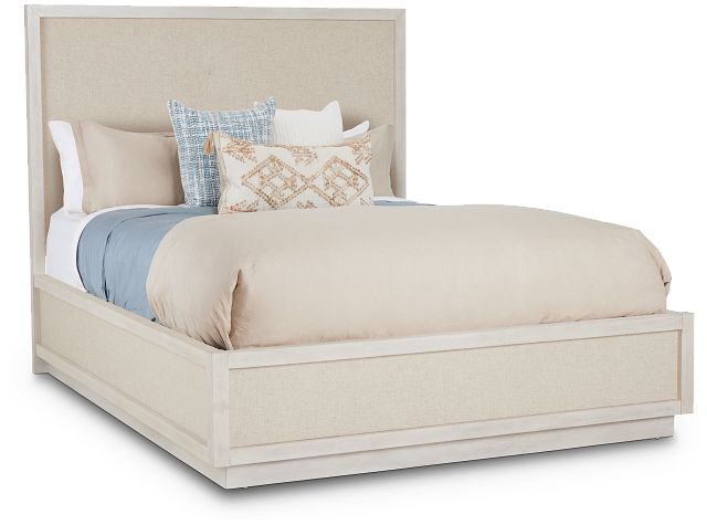 Marseilles Light Tone Panel Bed