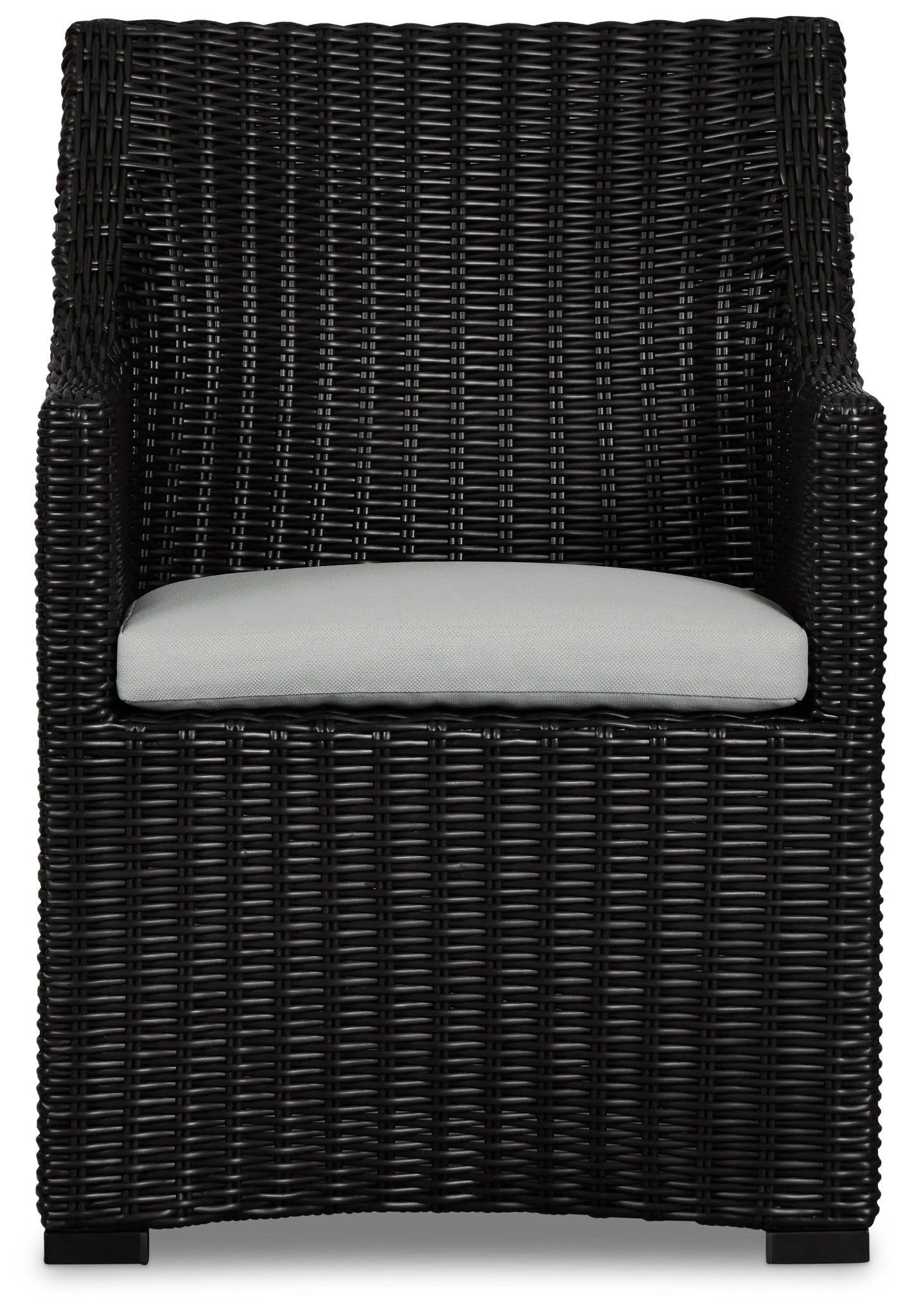 Montecito Black Cushioned Arm Chair