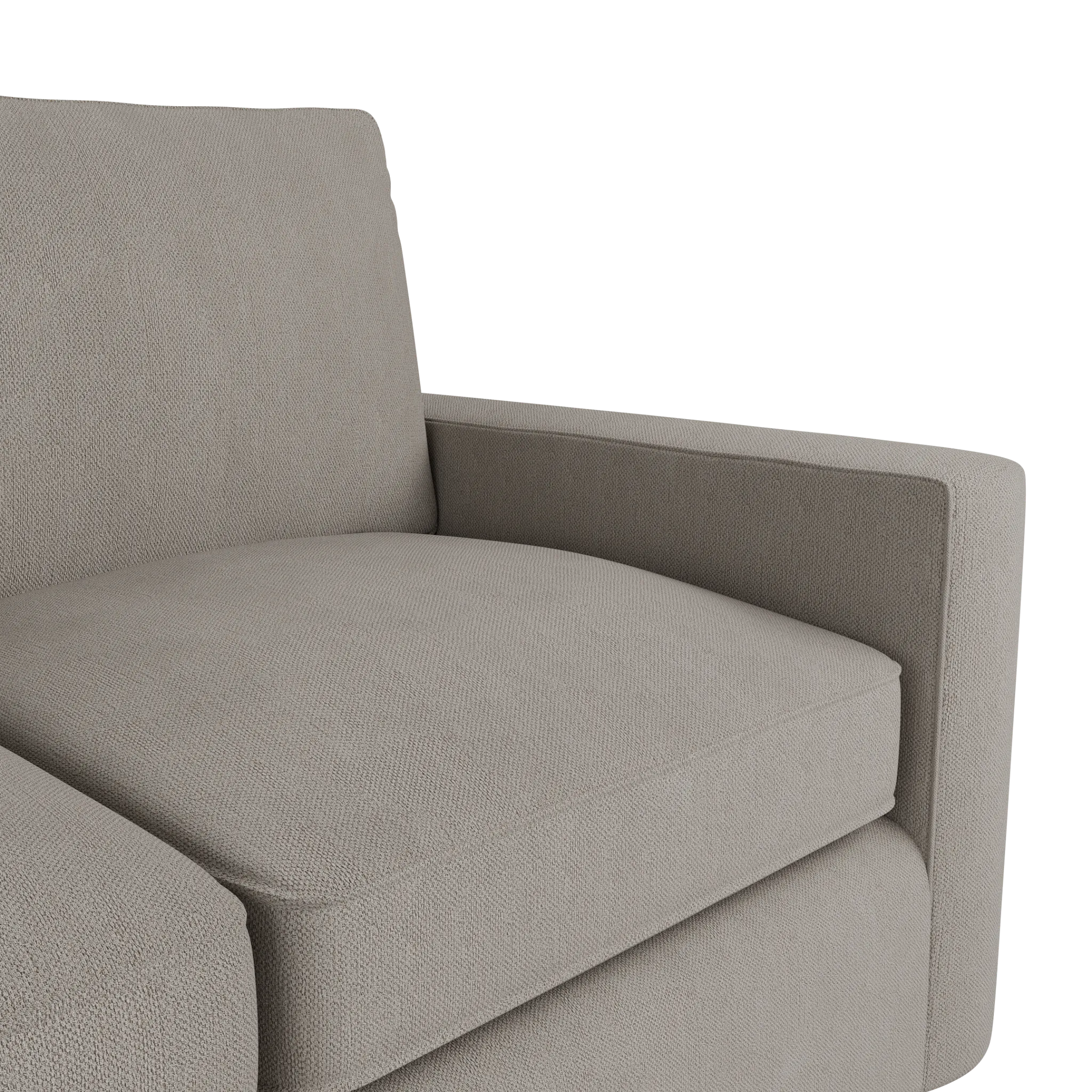Siesta Revenue Beige Fabric Loveseat
