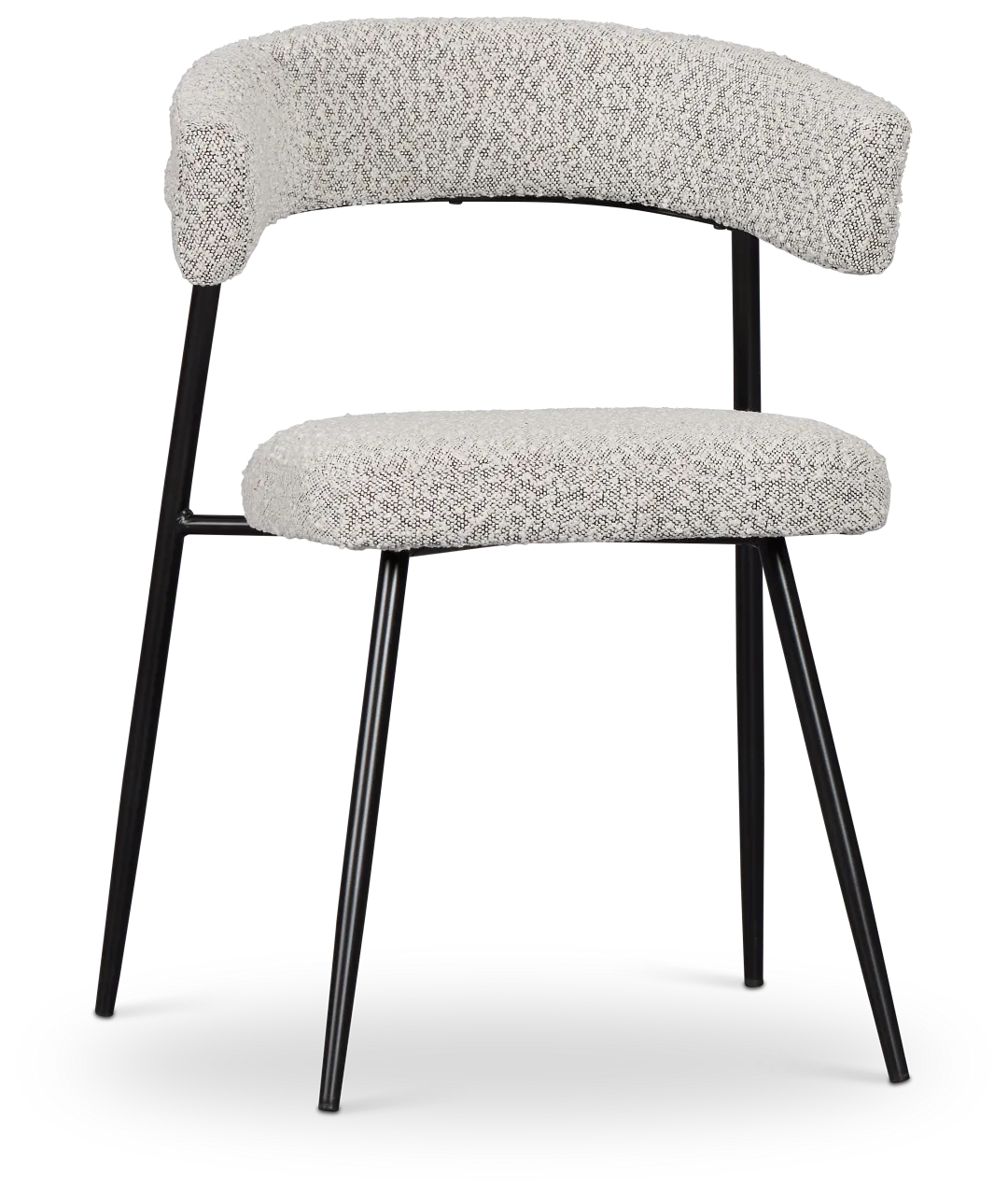 Brela Light Gray Upholstered Side Chair