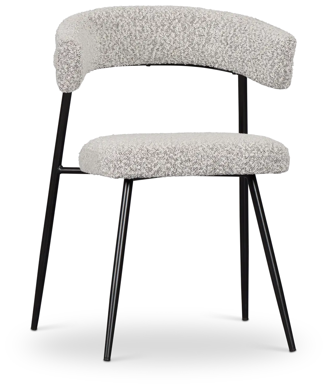 Brela Light Gray Upholstered Side Chair Brela Light Gray Upholstered Side Chair