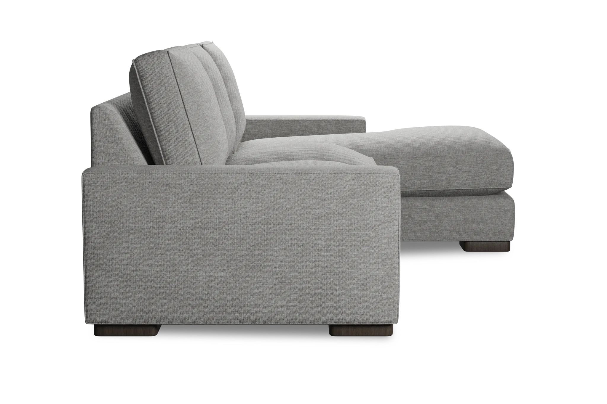 Edgewater Victory Gray Right Chaise Sectional