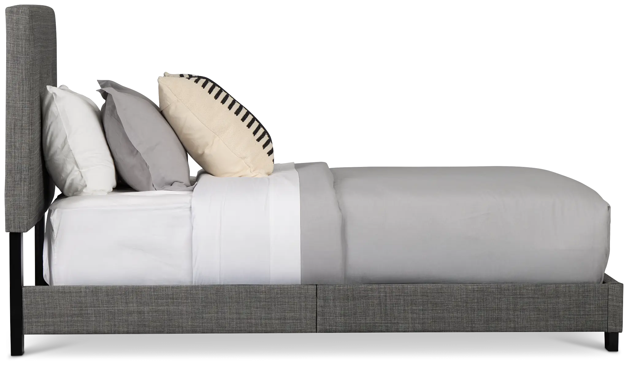 Flagler Gray Uph Panel Bed Flagler Gray Uph Panel Bed