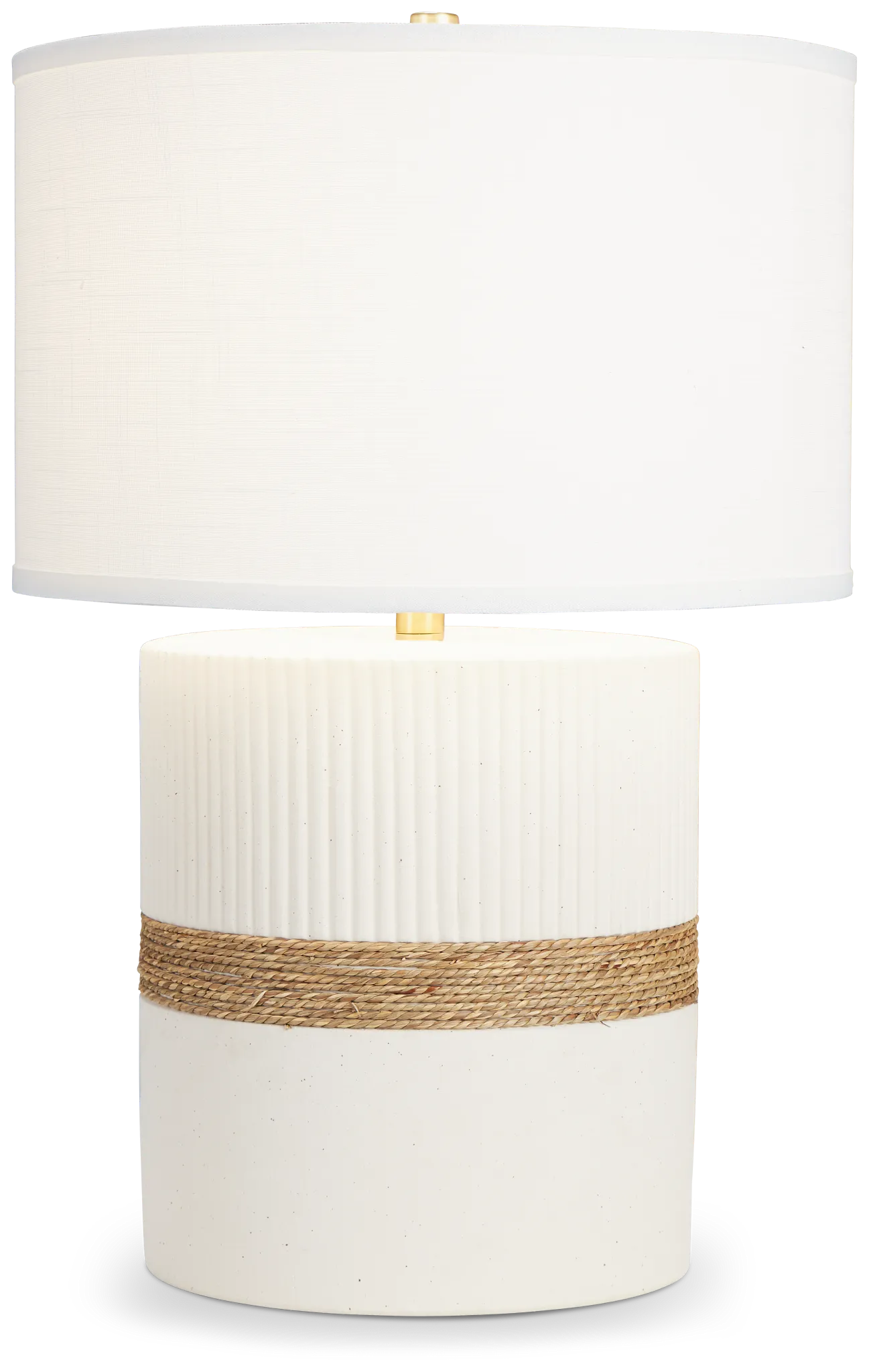 Soothe White Ceramic Table Lamp