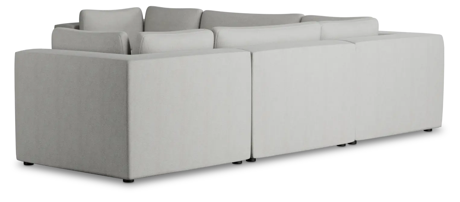 Destin Sutton Gray Fabric 5-piece Modular Sectional Destin Sutton Gray Fabric 5-piece Modular Sectional