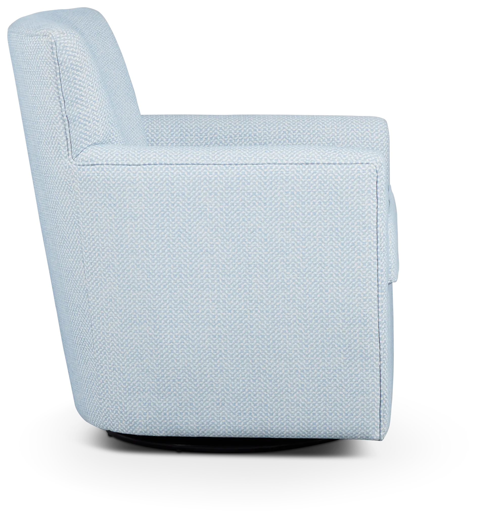 Harley Light Blue Fabric Swivel Accent Chair Harley Light Blue Fabric Swivel Accent Chair