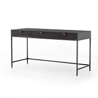 Four Hands Eddie Black Writing Desk