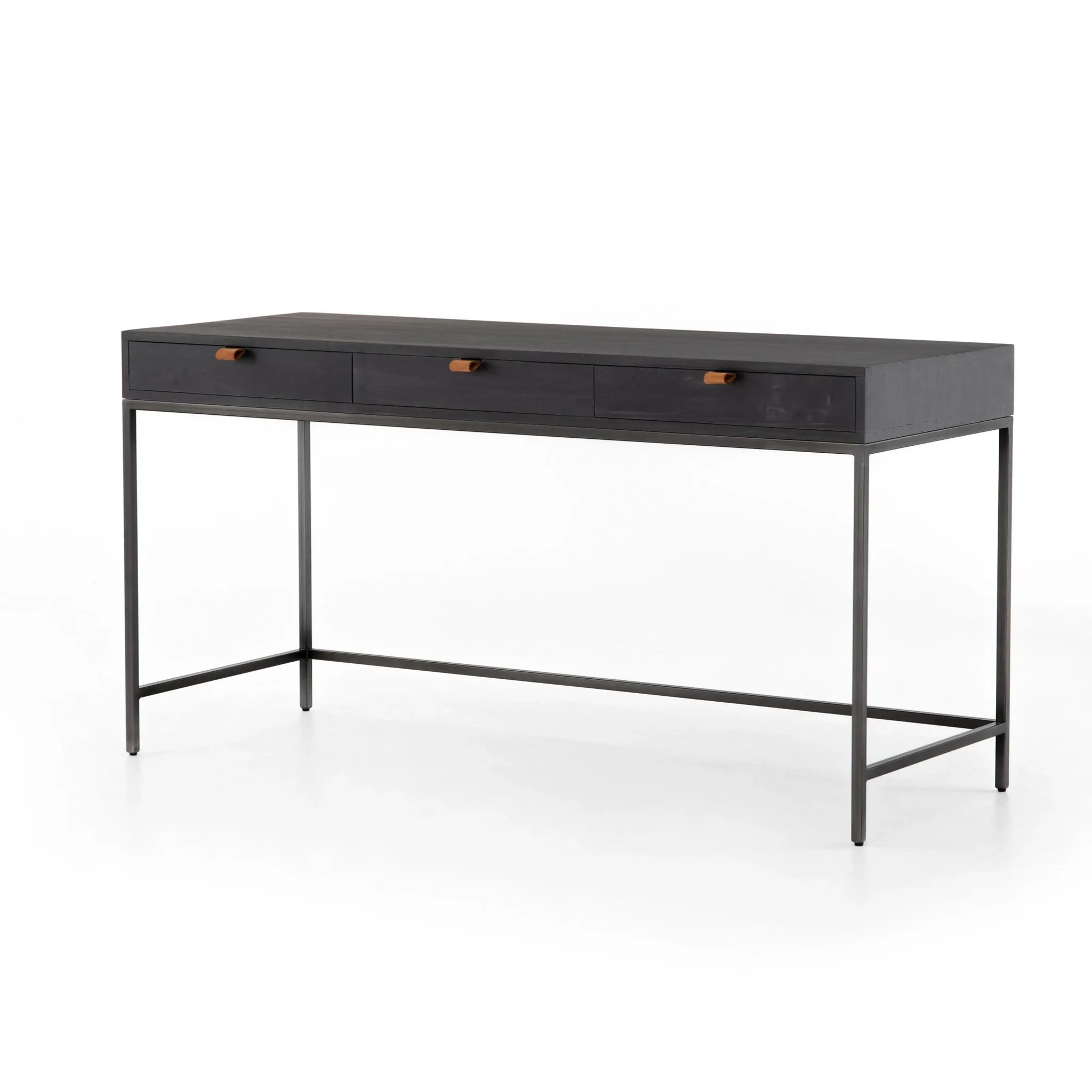 Four Hands Eddie Black Writing Desk