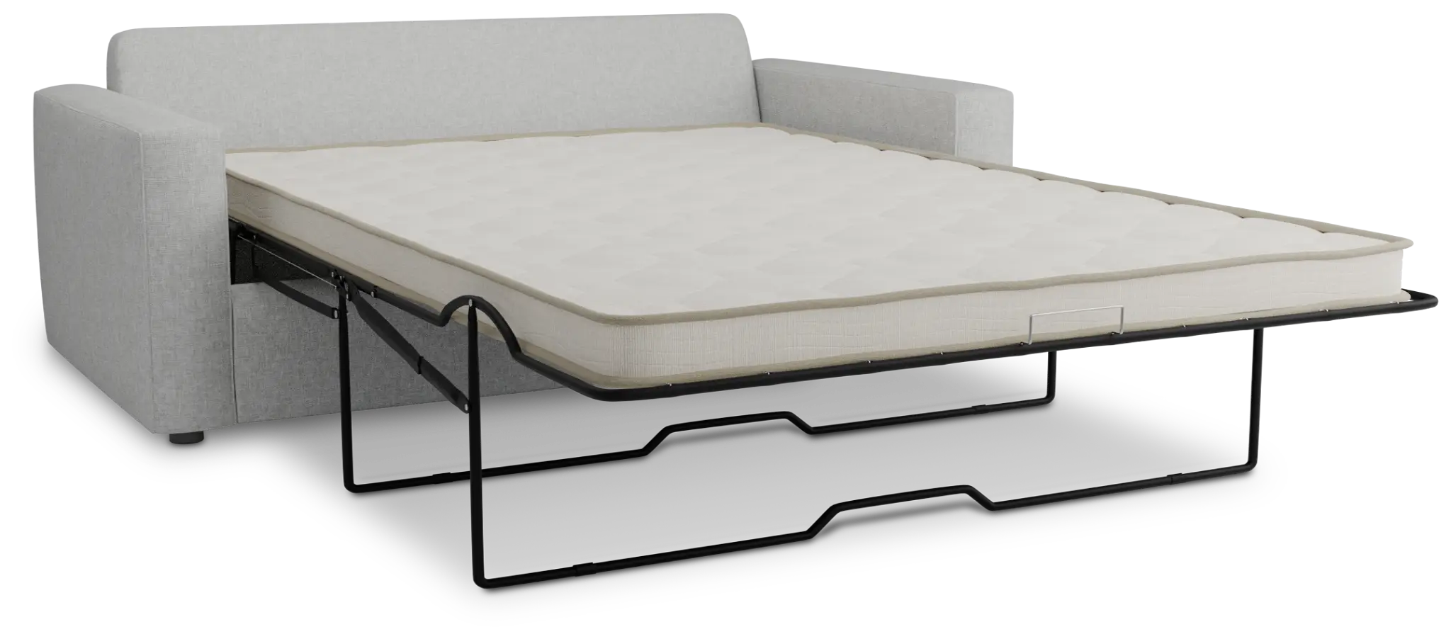 Siesta Delray Light Gray Fabric Innerspring Sleeper Siesta Delray Light Gray Fabric Innerspring Sleeper