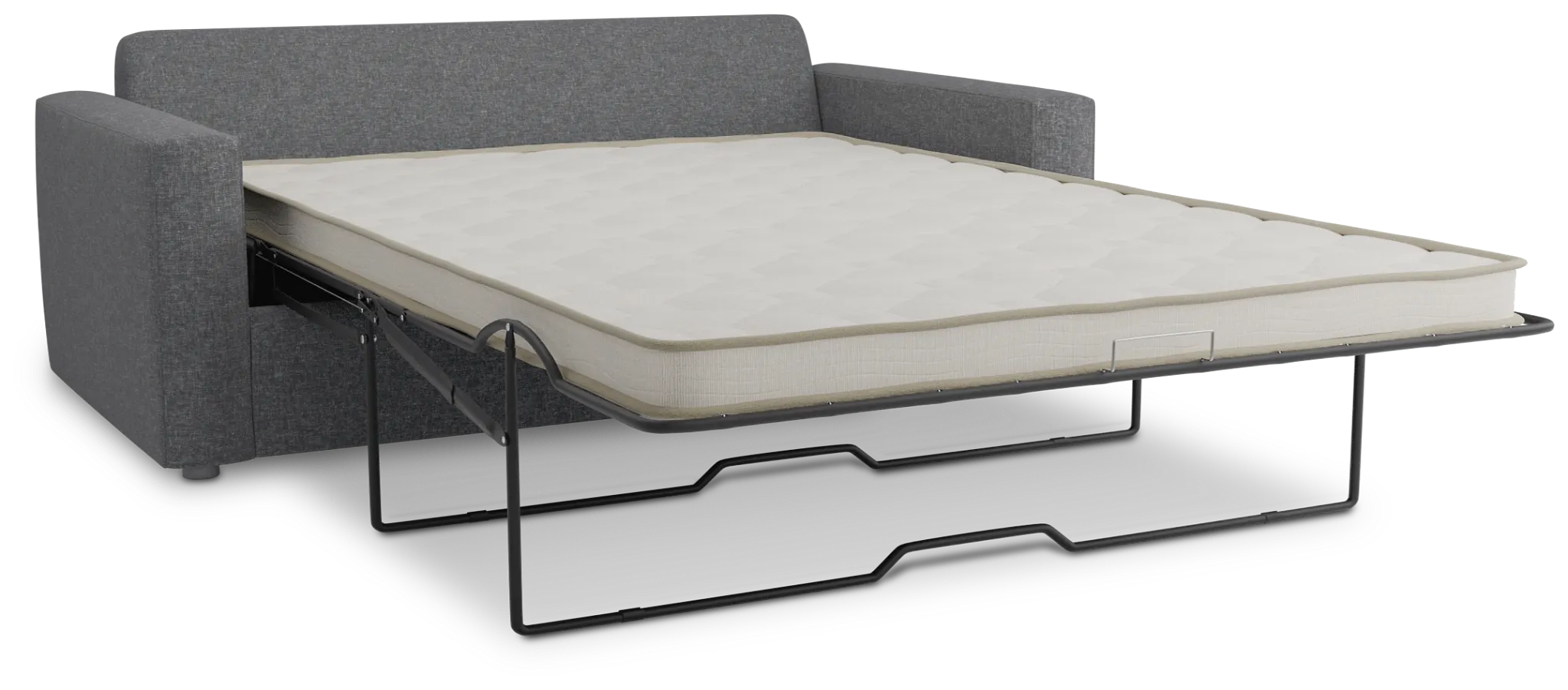 Siesta Delray Dark Gray Fabric Innerspring Sleeper