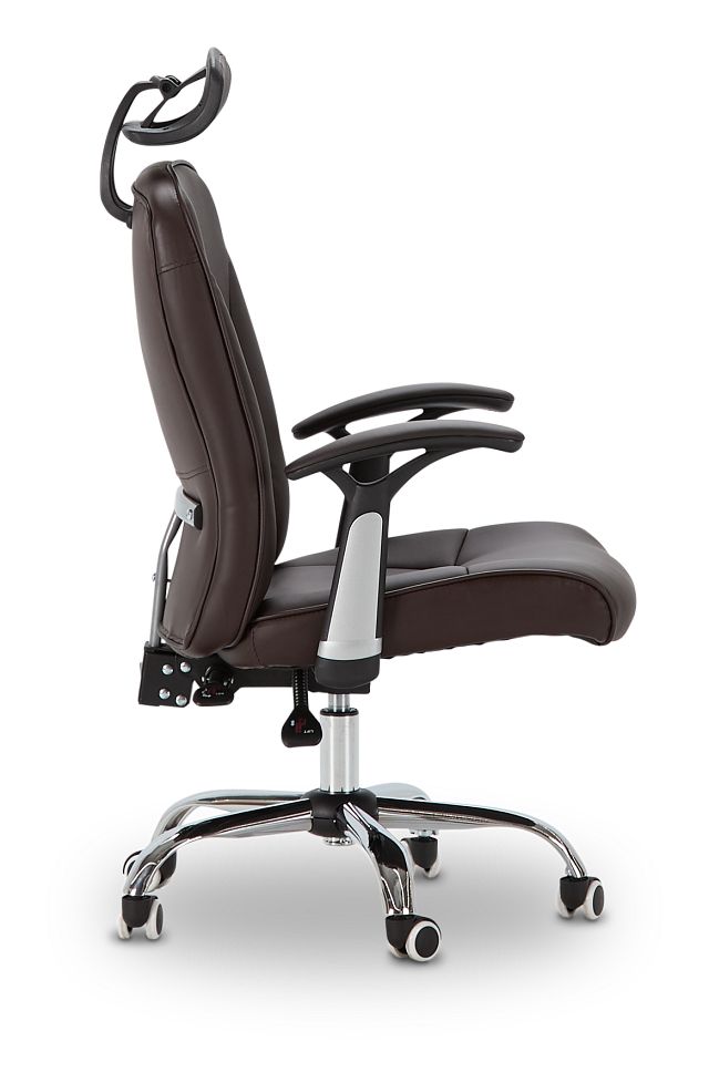 Aurora Brown Uph Desk Chair