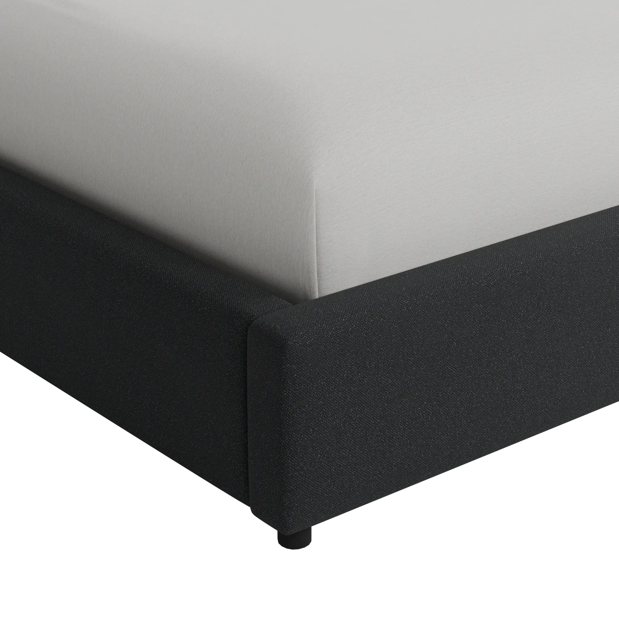 Grayton Elite Black 44" Upholstered Platform Bed Grayton Elite Black 44" Upholstered Platform Bed