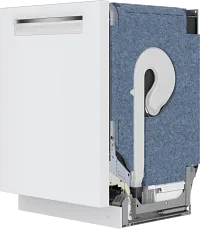 Bosch 800 Series White 24" Built In Dishwasher