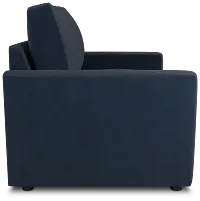 Siesta Revenue Dark Blue Fabric Innerspring Sleeper