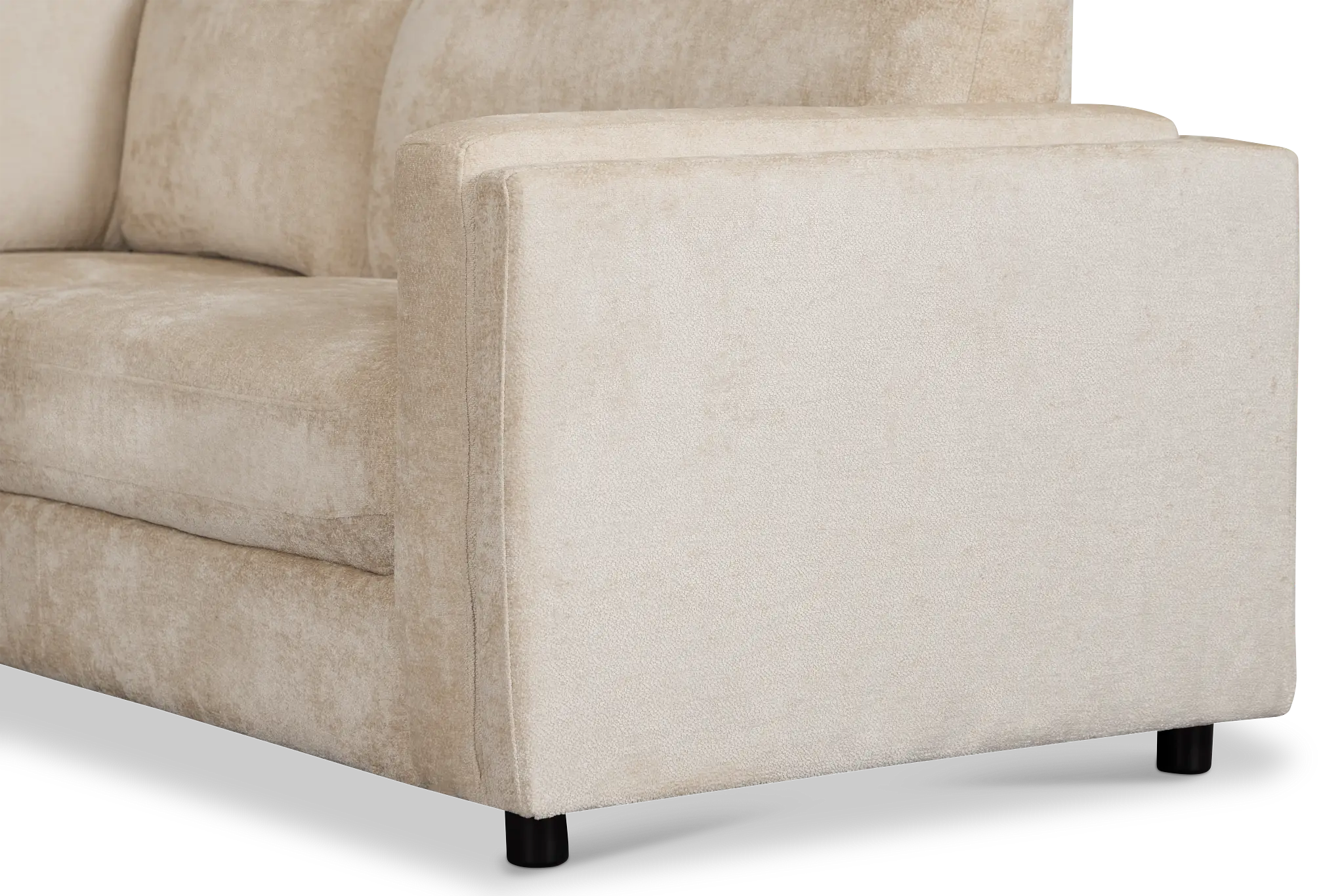 Farren Beige Fabric Medium Left Chaise Sleeper Sectional Farren Beige Fabric Medium Left Chaise Sleeper Sectional