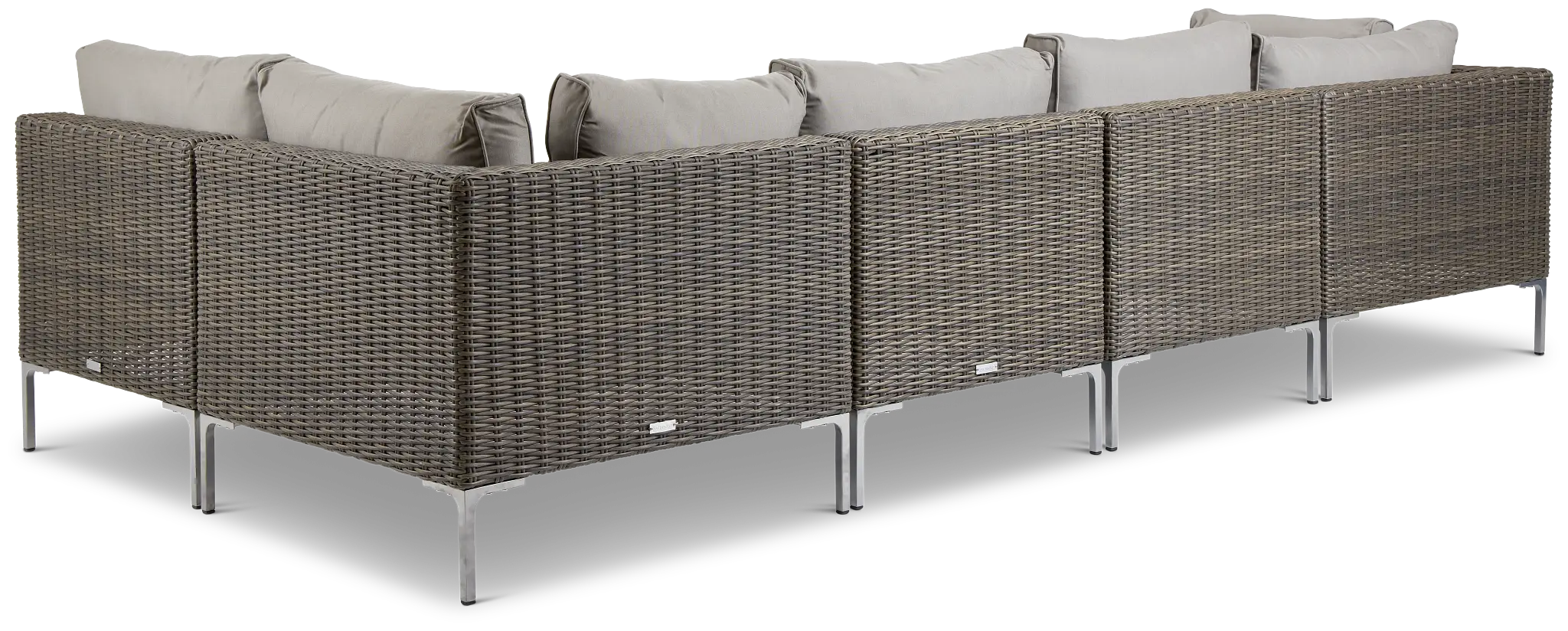 Tulum Gray Woven 5-piece Modular Sectional Tulum Gray Woven 5-piece Modular Sectional