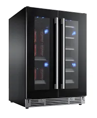 Xo Appliance 24 Serives Wine/beverage Center Black Stnl Steel Beverage Center