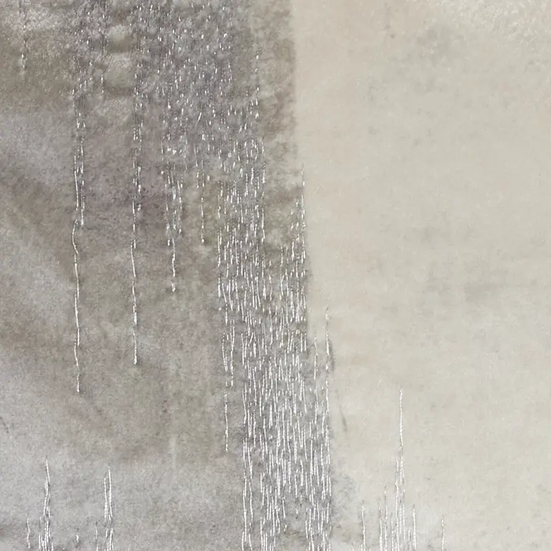 GRAY Langston Gray Velvet Lumbar Accent Pillow