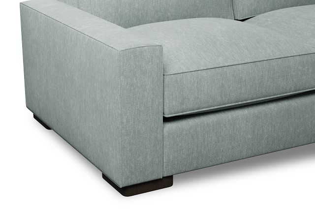 Edgewater Elevation Light Green Right Chaise Sectional