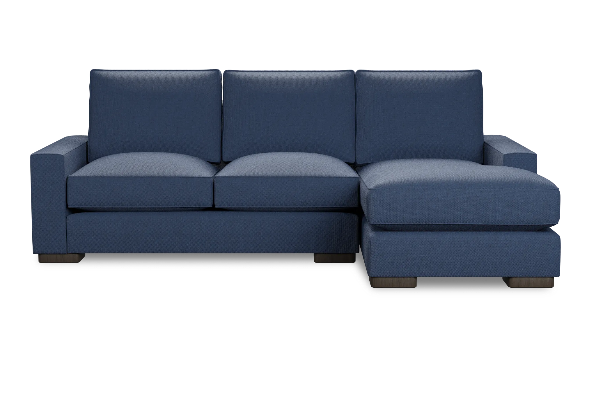 Edgewater Revenue Dark Blue Right Chaise Sectional