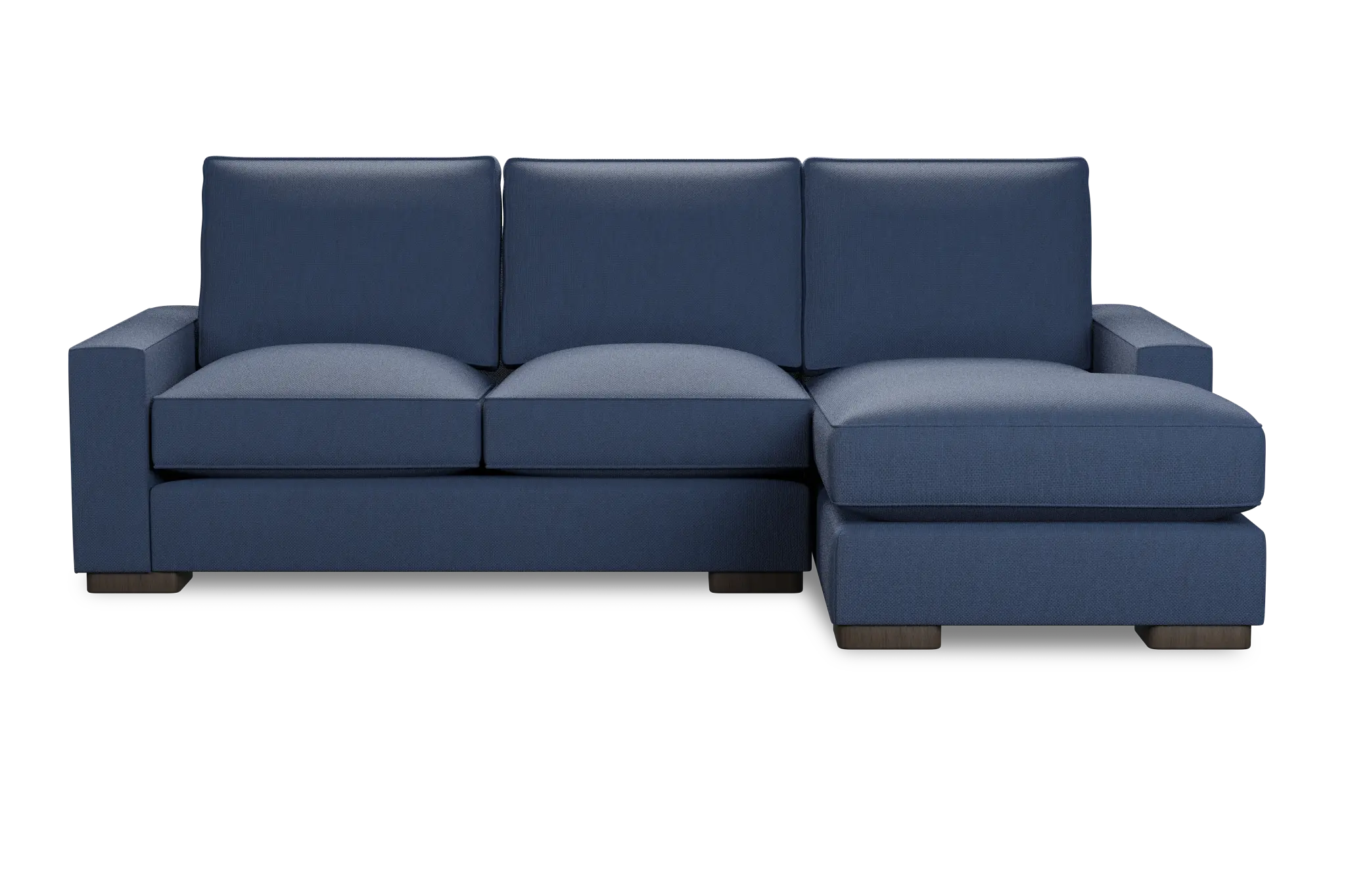 Edgewater Revenue Dark Blue Right Chaise Sectional Edgewater Revenue Dark Blue Right Chaise Sectional