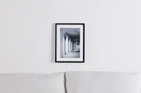 Pillar Gray Framed Wall Art