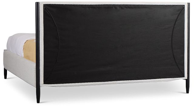 Stockton Black Uph Panel Bed