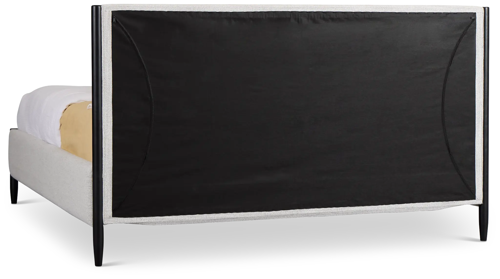 Stockton Black Uph Panel Bed Stockton Black Uph Panel Bed