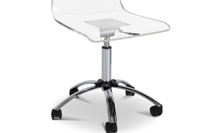 Chloe Acrylic Swivel Desk Chair