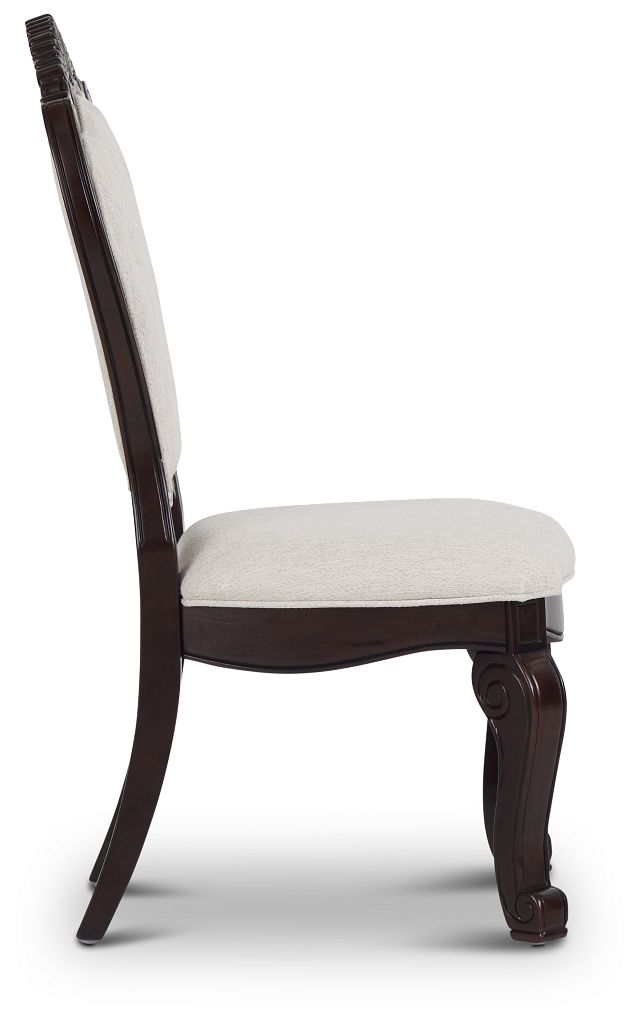 Vigo Dark Tone Upholstered Side Chair (2)