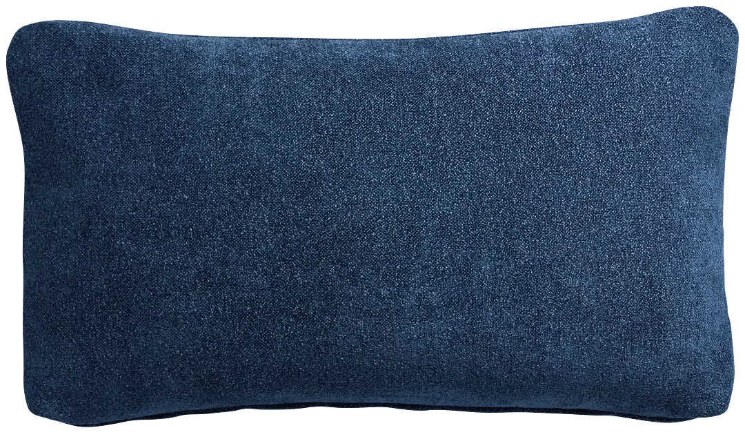 Eden Dark Blue Lumbar Accent Pillow Eden Dark Blue Lumbar Accent Pillow