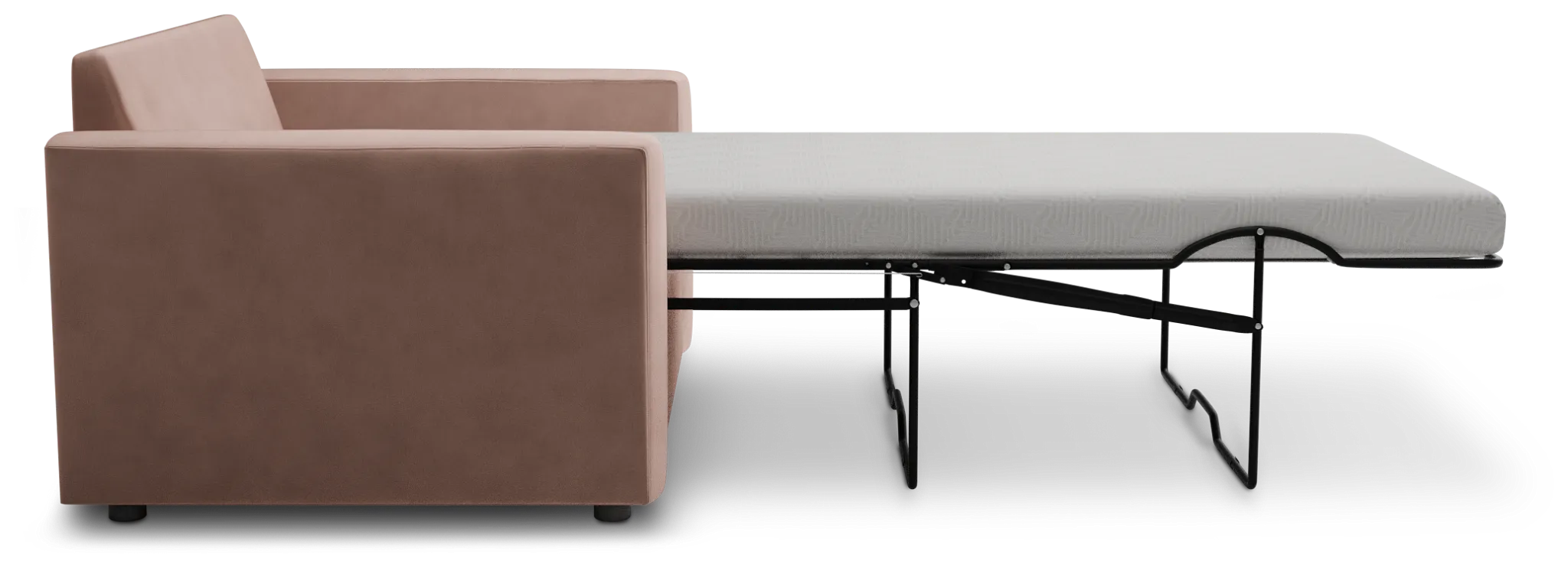 Siesta Joya Light Pink Fabric Memory Foam Sleeper